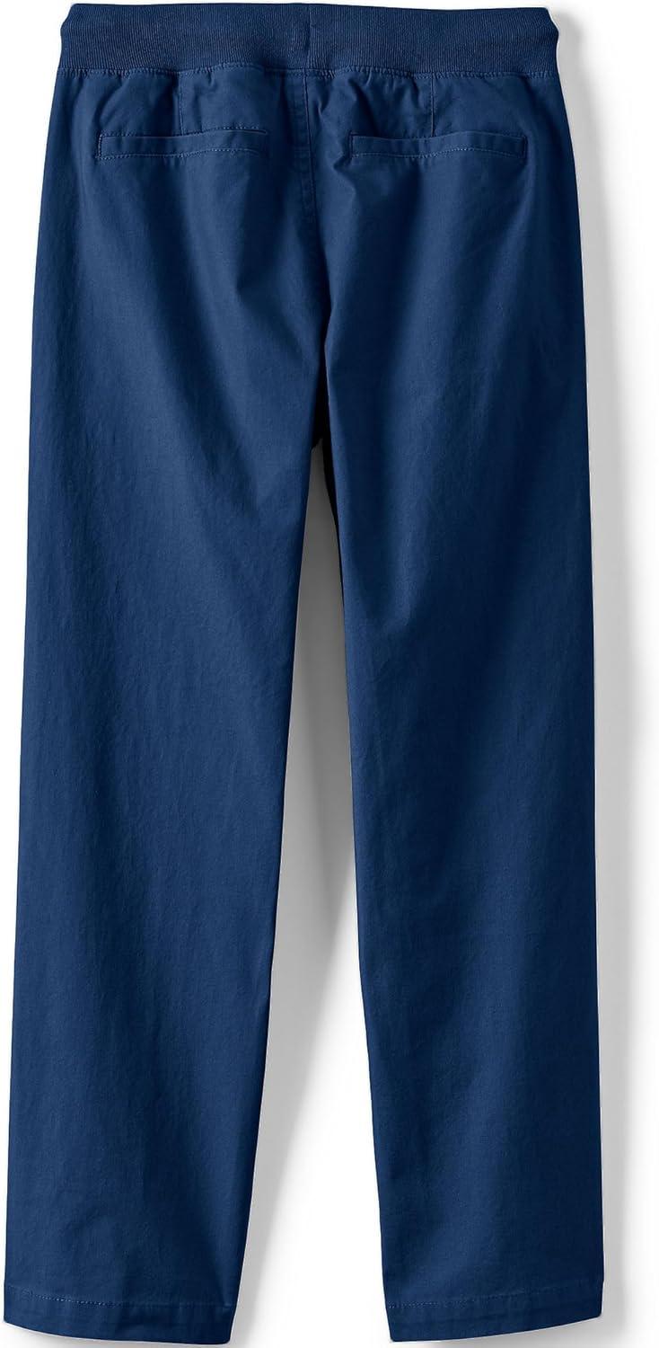 imageLands End Boys Iron Knee Pull On PantsDeep Sea Navy