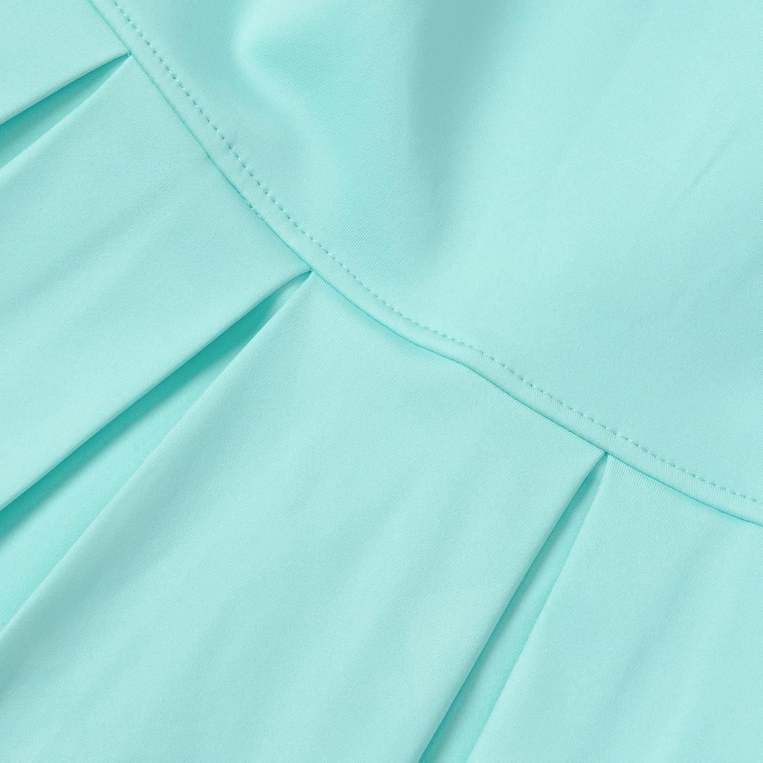 imageLands End Girls Athletic Active Tank Top DressAruba Blue