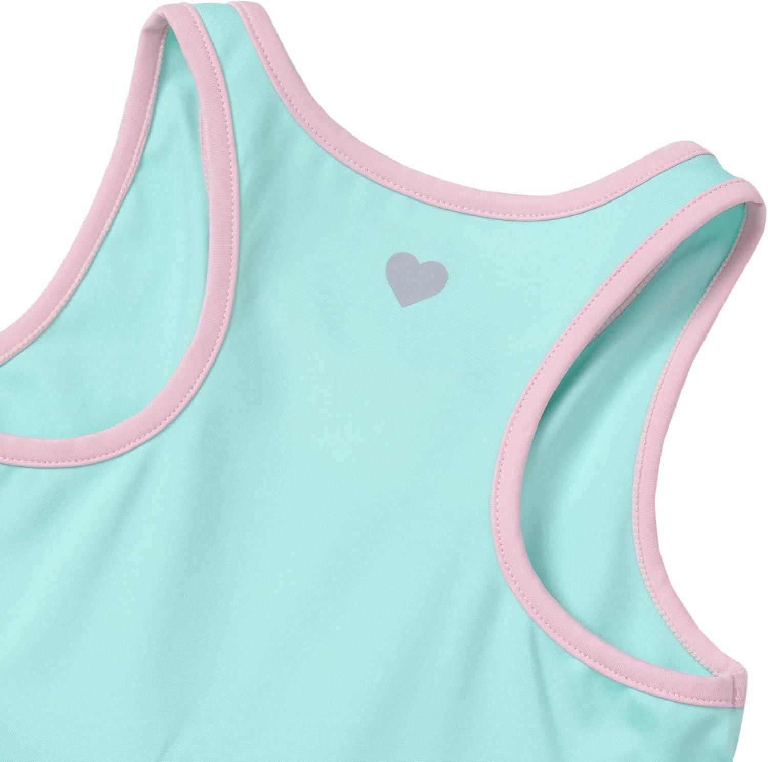 imageLands End Girls Athletic Active Tank Top DressAruba Blue