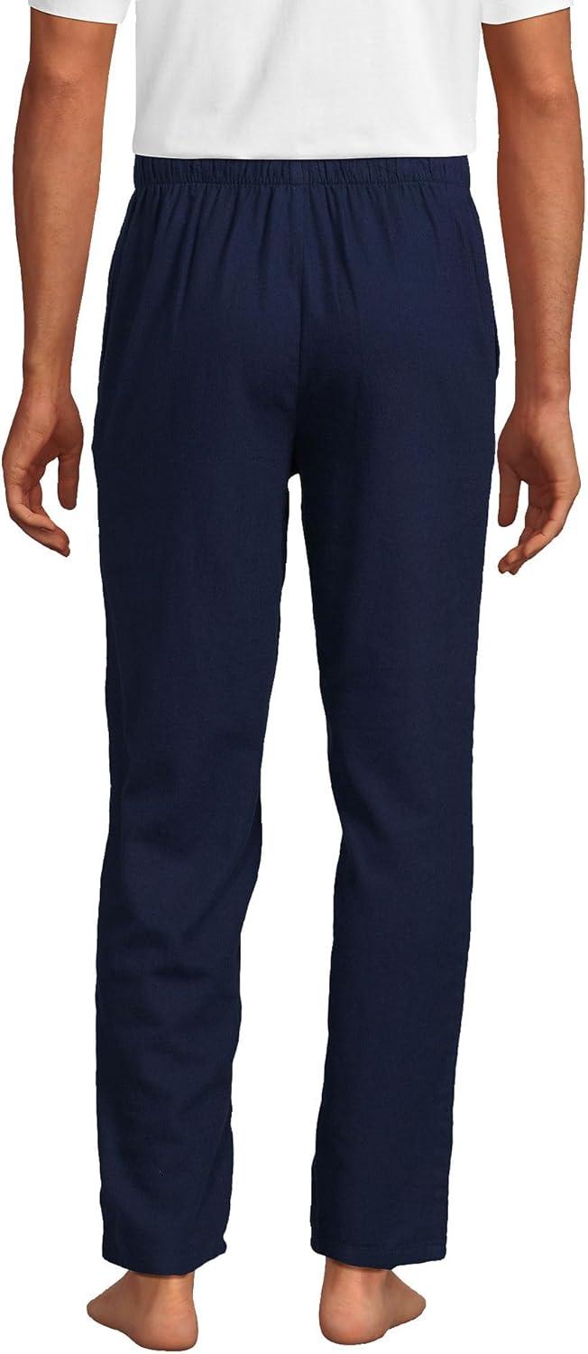 imageLands End Mens Flannel Pajama PantsDeep Sea Navy