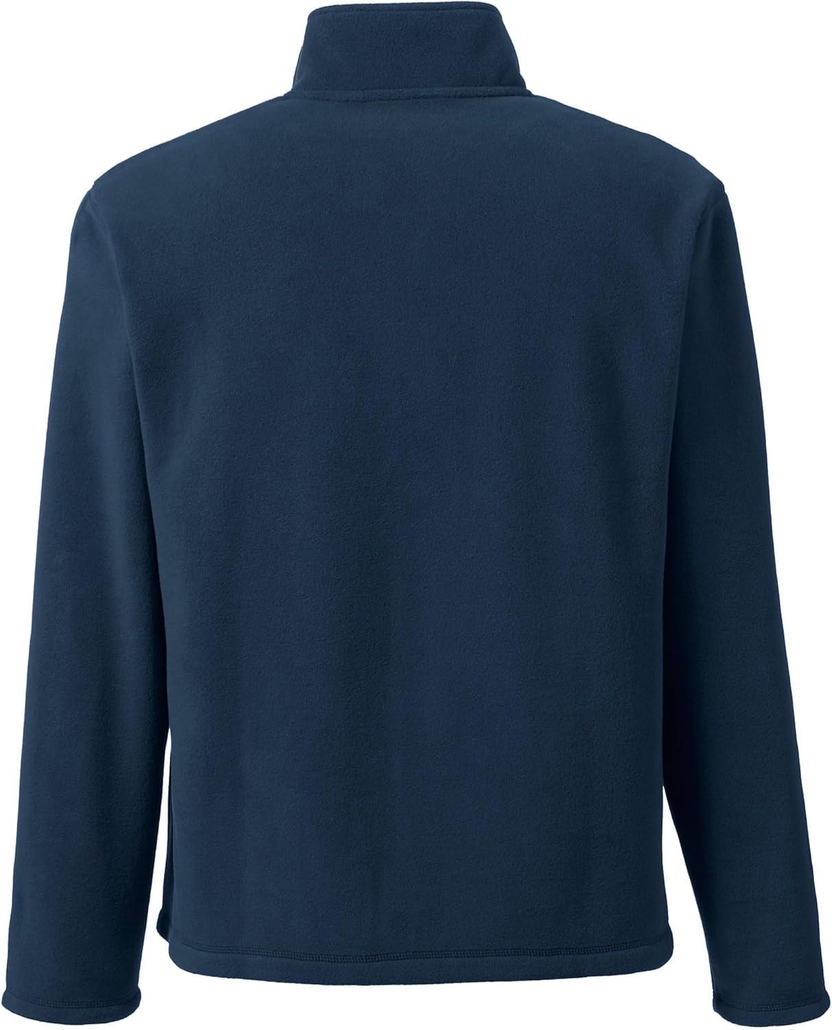 imageLands End Mens FullZip MidWeight Fleece JacketClassic Navy
