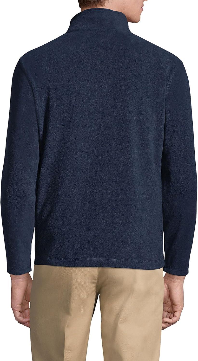imageLands End Mens FullZip MidWeight Fleece JacketClassic Navy