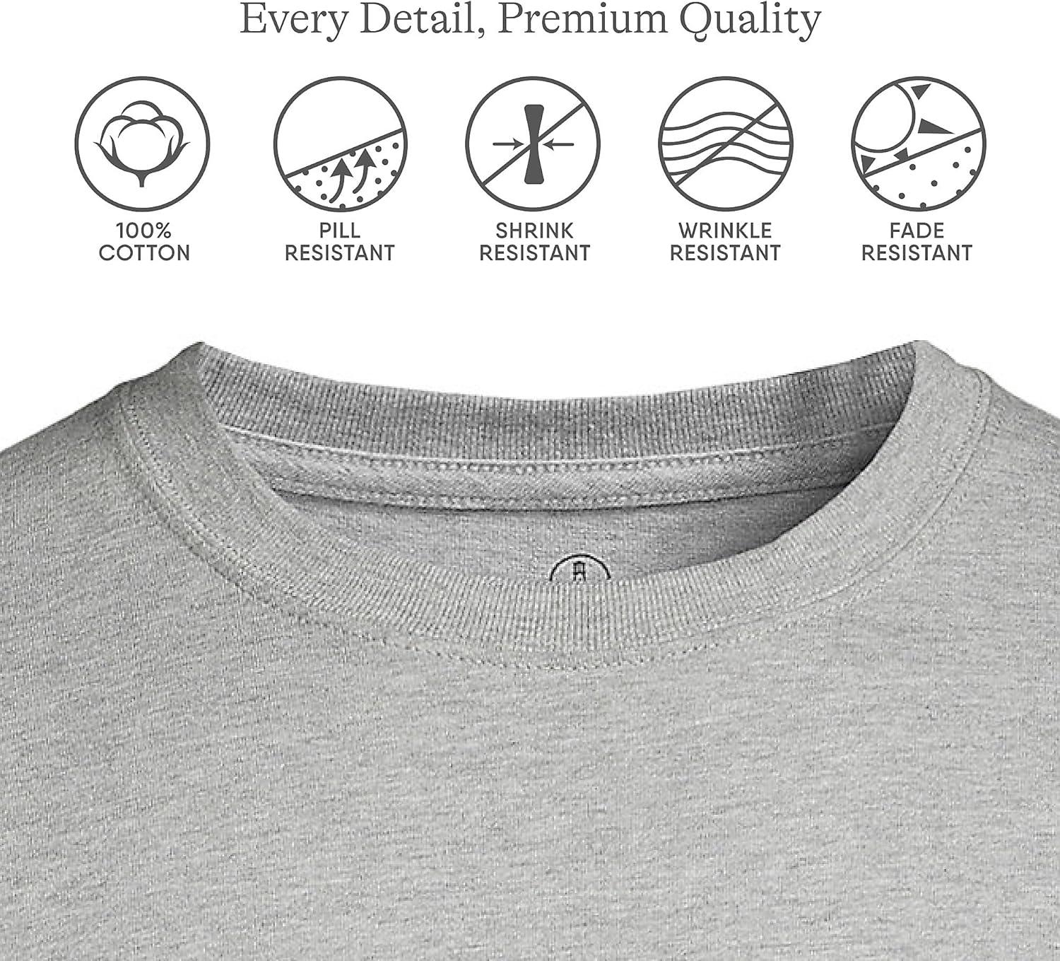 imageLands End Mens SuperT Short Sleeve TShirtGray Heather