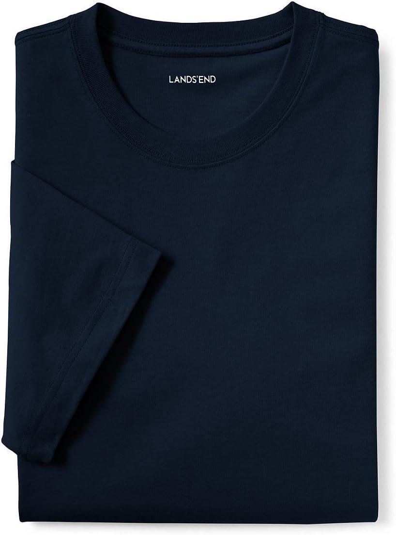 imageLands End Mens SuperT Short Sleeve TShirtRadiant Navy