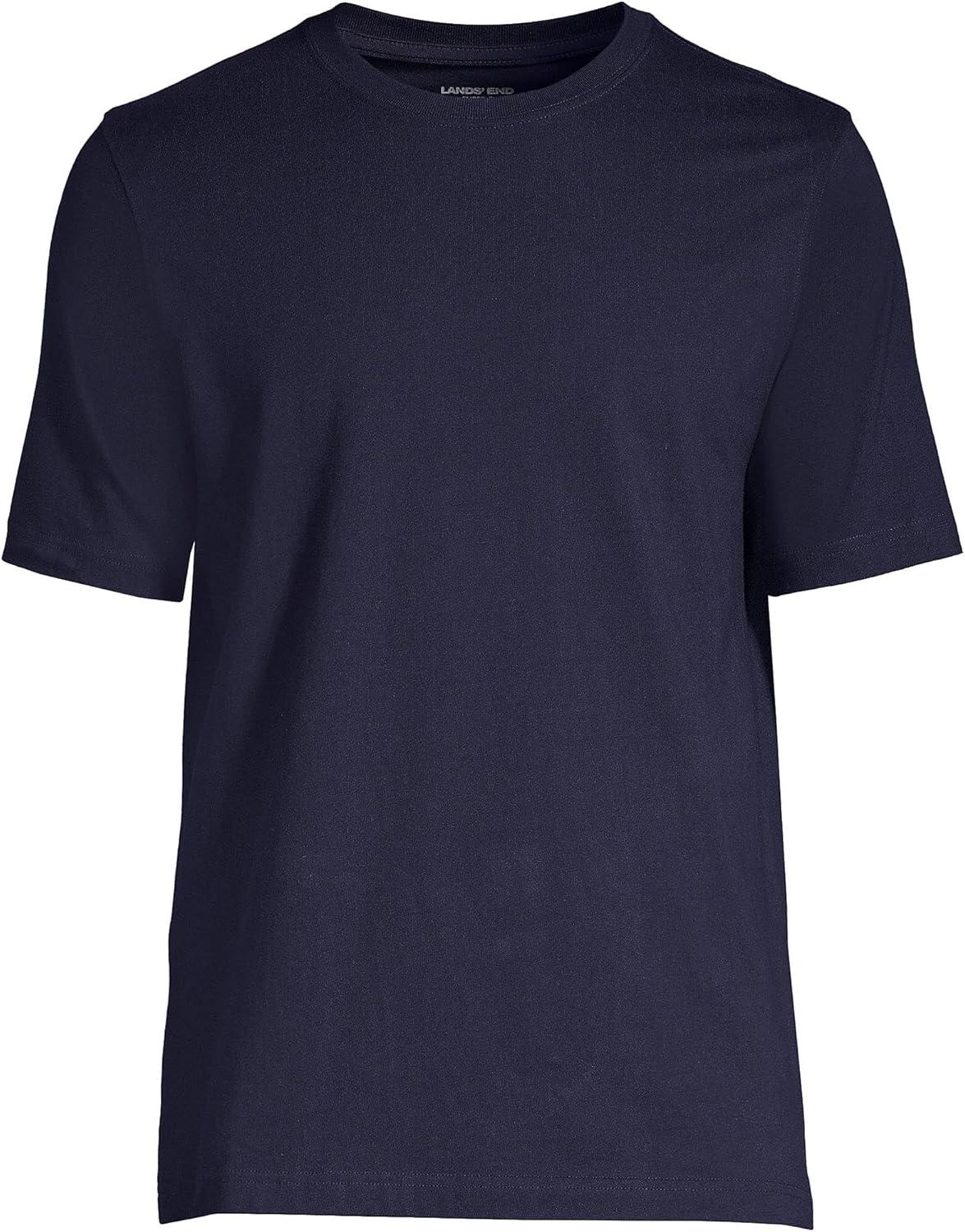 imageLands End Mens SuperT Short Sleeve TShirtRadiant Navy