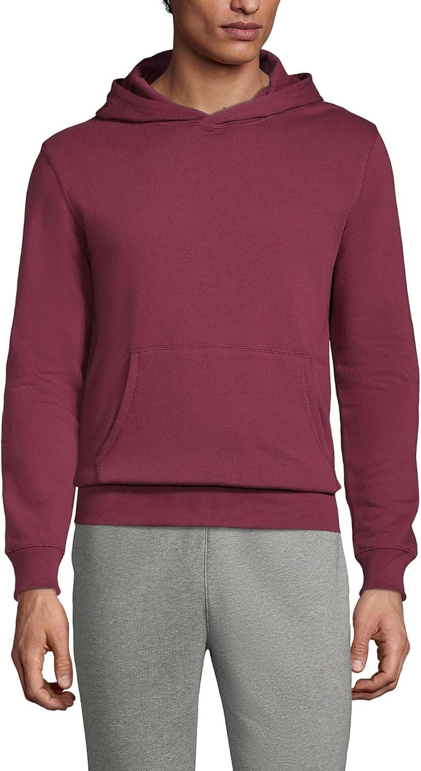 imageLands End School Uniform Adult Hooded Pullover SweatshirtBurgundy