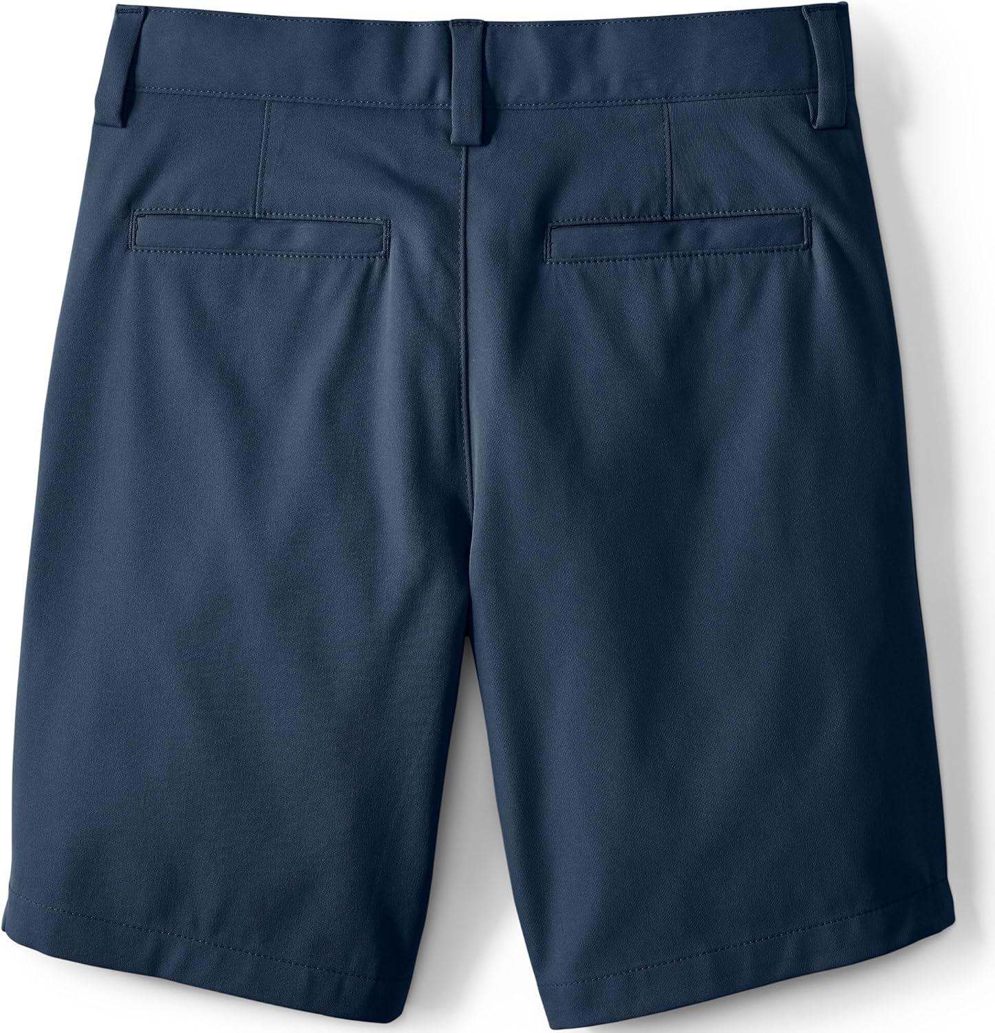 imageLands End School Uniform Boys Active Chino ShortsClassic Navy