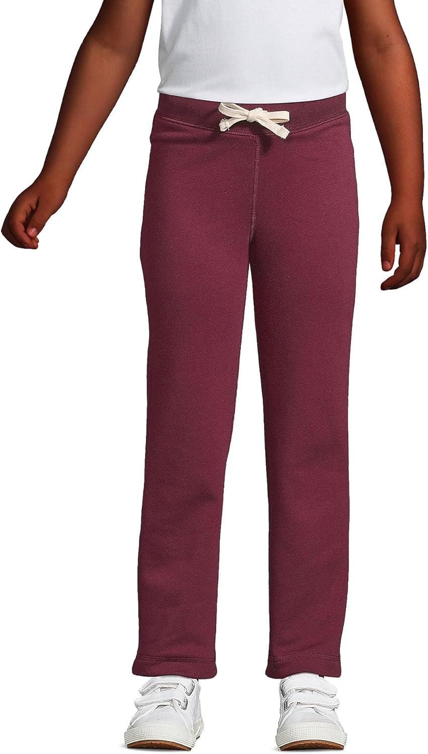 imageLands End School Uniform Girls SweatpantsBurgundy
