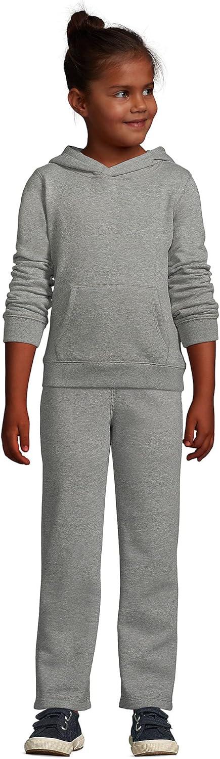 imageLands End School Uniform Girls SweatpantsPewter Heather