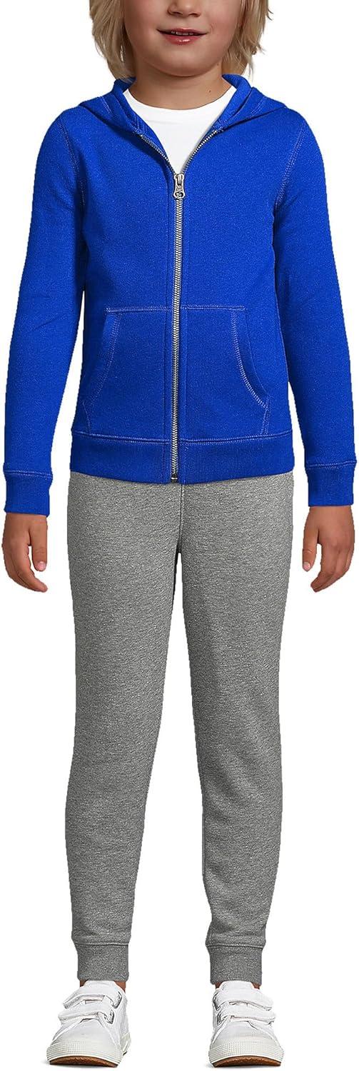 imageLands End School Uniform Kids Zip Front SweatshirtCobalt