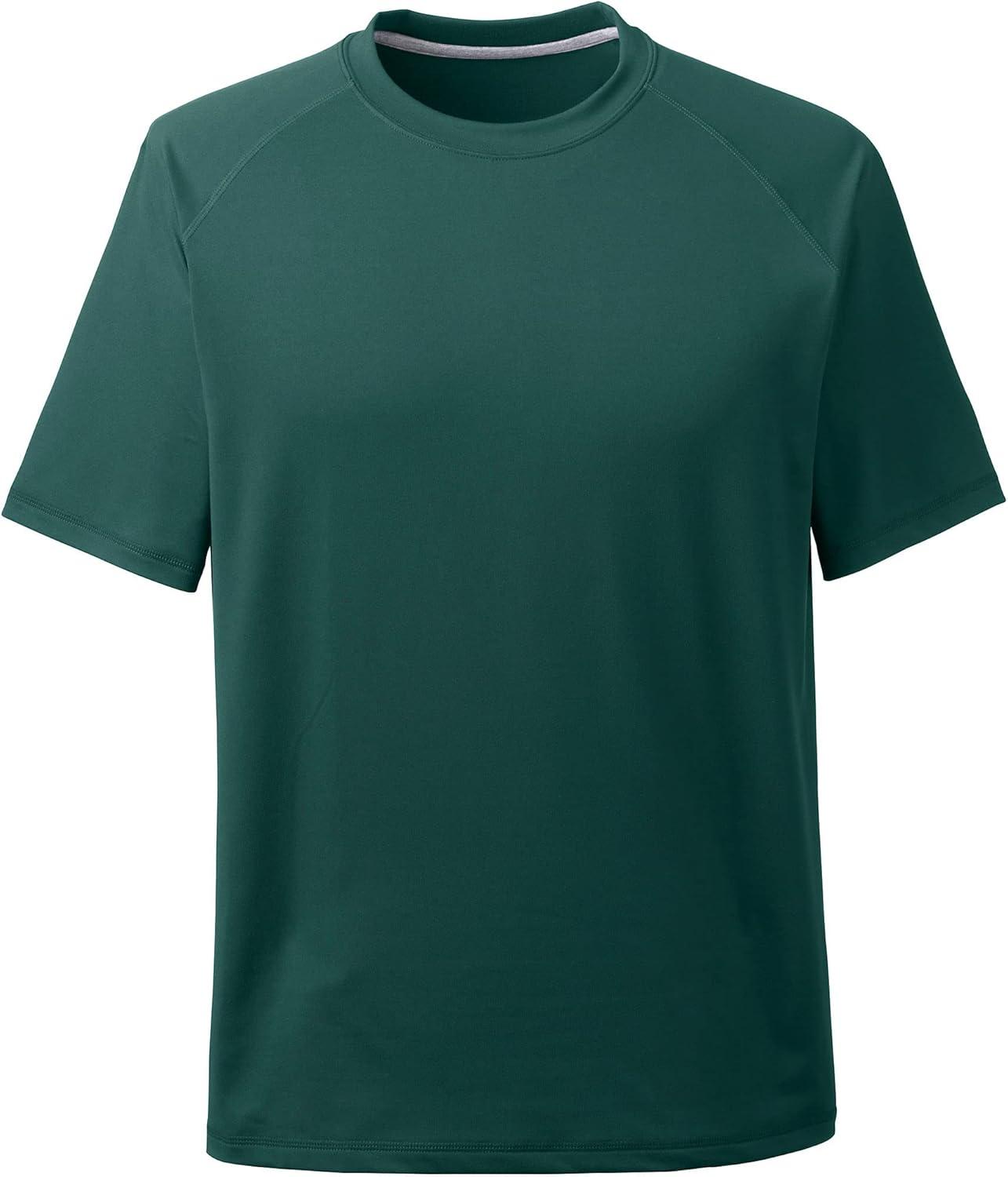 imageLands End School Uniform Mens Short Sleeve Active TeeEvergreen