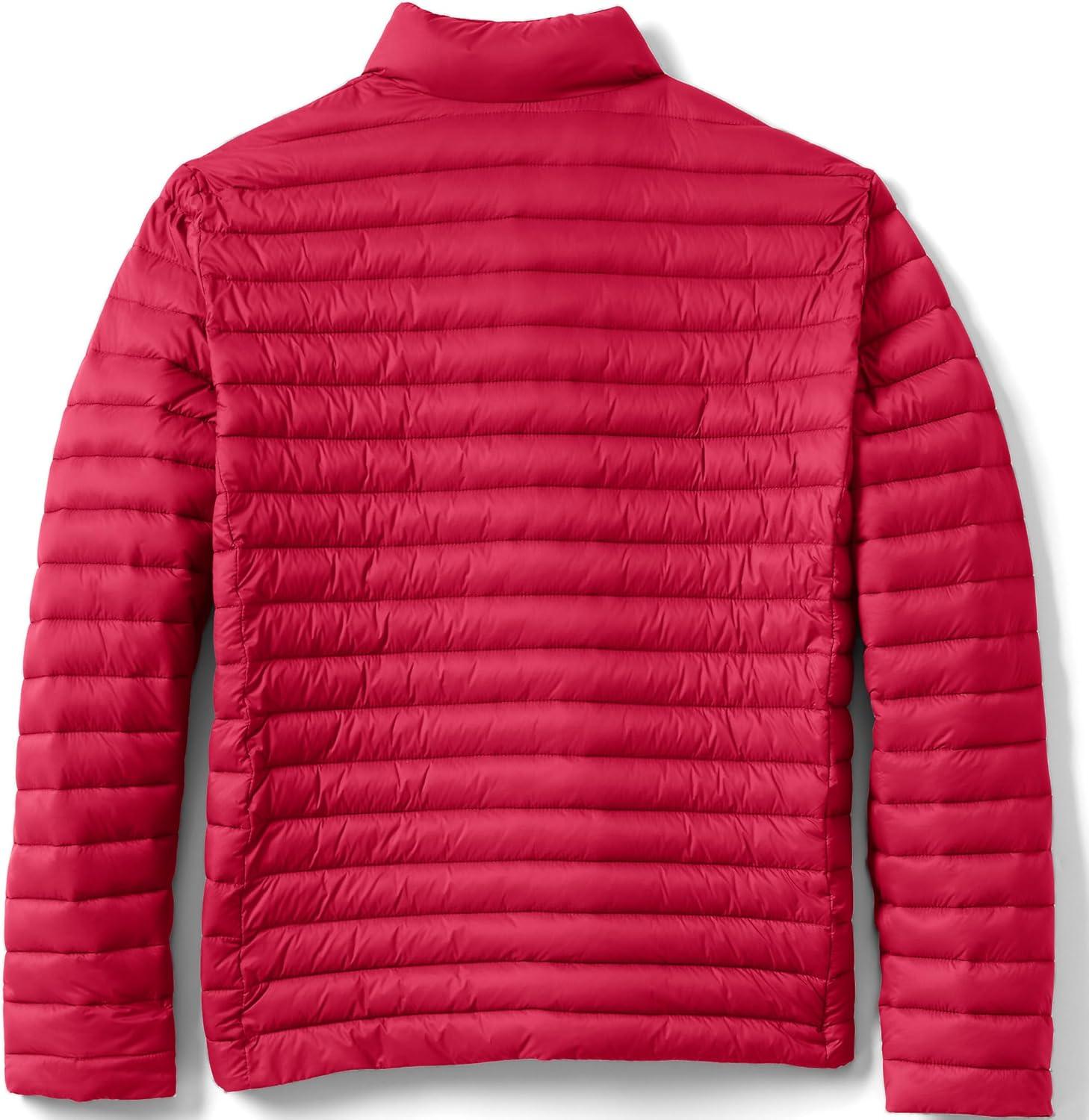 imageLands End School Uniform Mens ThermoPlume JacketRed