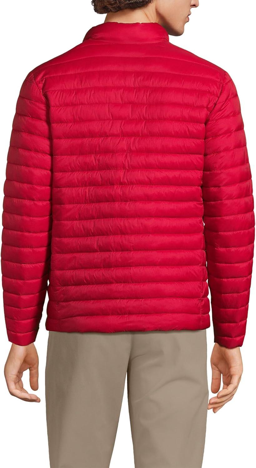 imageLands End School Uniform Mens ThermoPlume JacketRed