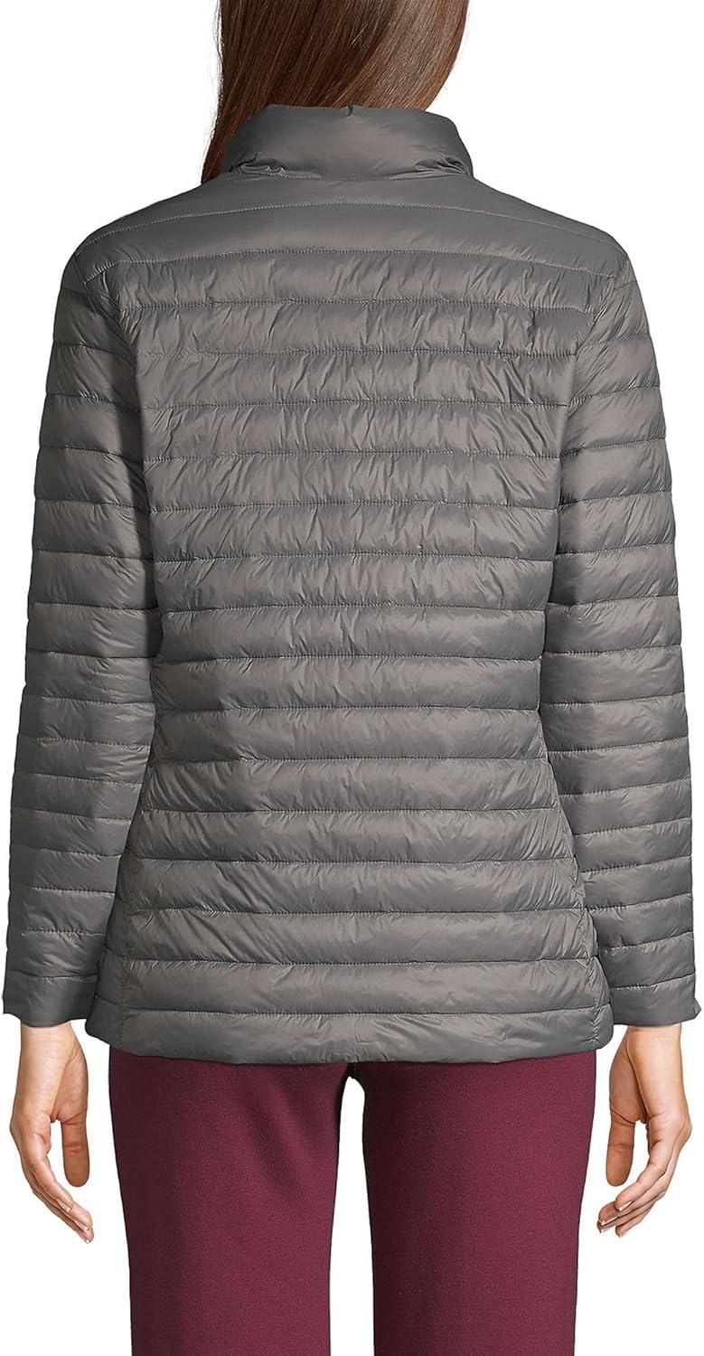 imageLands End School Uniform Womens ThermoPlume JacketArctic Gray