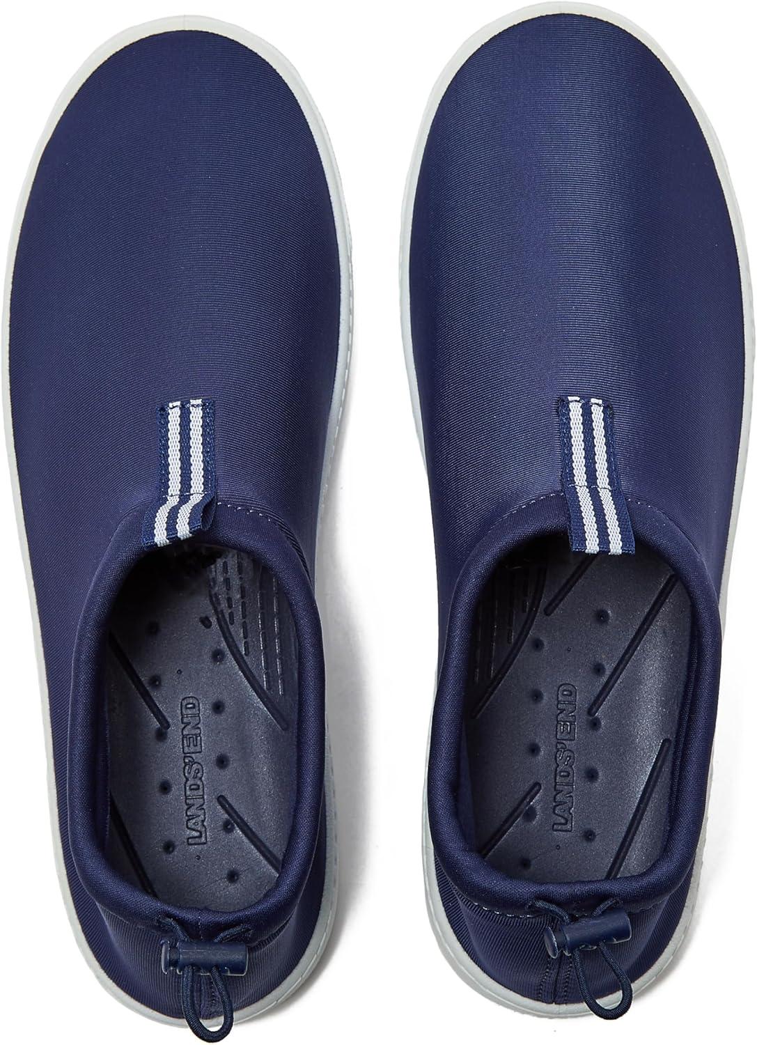 imageLands End Slip On Water Shoes Men Quick Dry Neoprene Sport Mens Water Shoes for Beach Pool or River with Drainage Holes Navy Blue or Black Size 715 Aqua Swim Shoes for MenDeep Sea Navy
