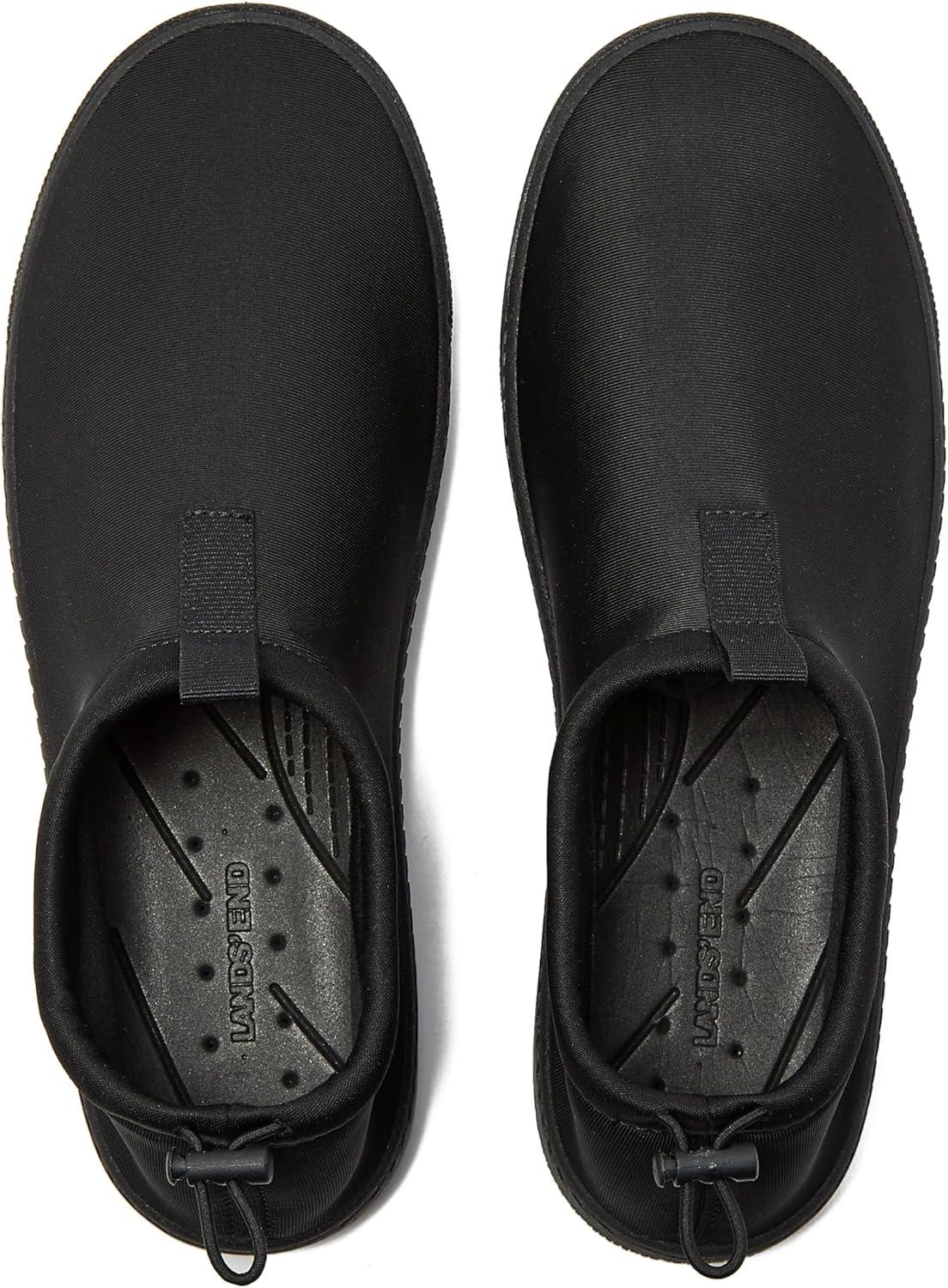 imageLands End Slip On Water Shoes Men Quick Dry Neoprene Sport Mens Water Shoes for Beach Pool or River with Drainage Holes Navy Blue or Black Size 715 Aqua Swim Shoes for MenBlack