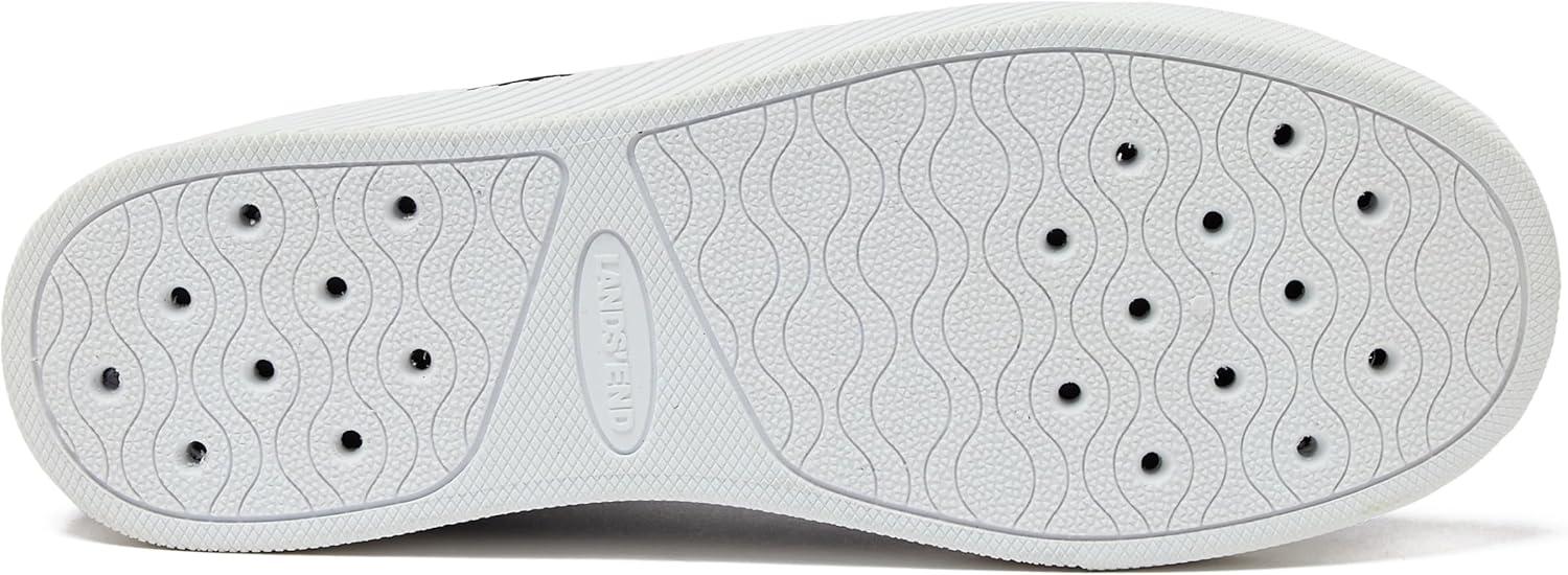 imageLands End Slip On Water Shoes Men Quick Dry Neoprene Sport Mens Water Shoes for Beach Pool or River with Drainage Holes Navy Blue or Black Size 715 Aqua Swim Shoes for MenDeep Sea Navy