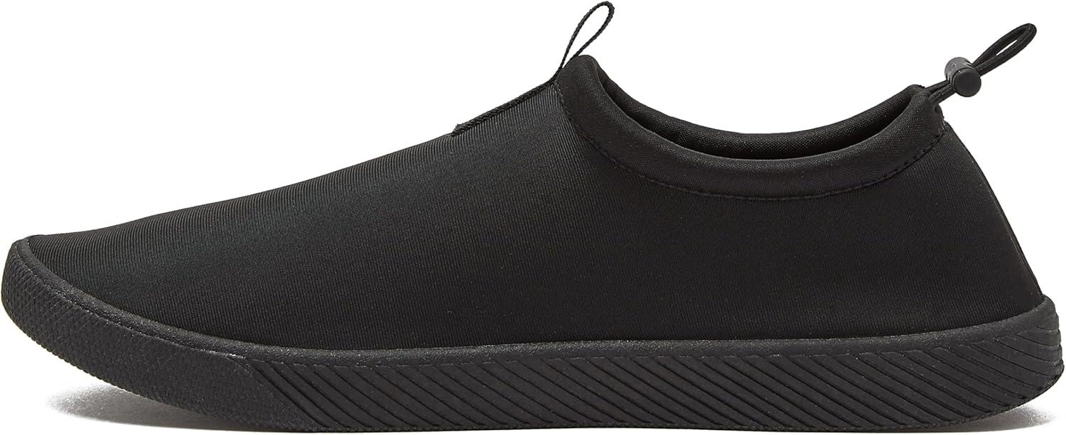 imageLands End Slip On Water Shoes Men Quick Dry Neoprene Sport Mens Water Shoes for Beach Pool or River with Drainage Holes Navy Blue or Black Size 715 Aqua Swim Shoes for MenBlack