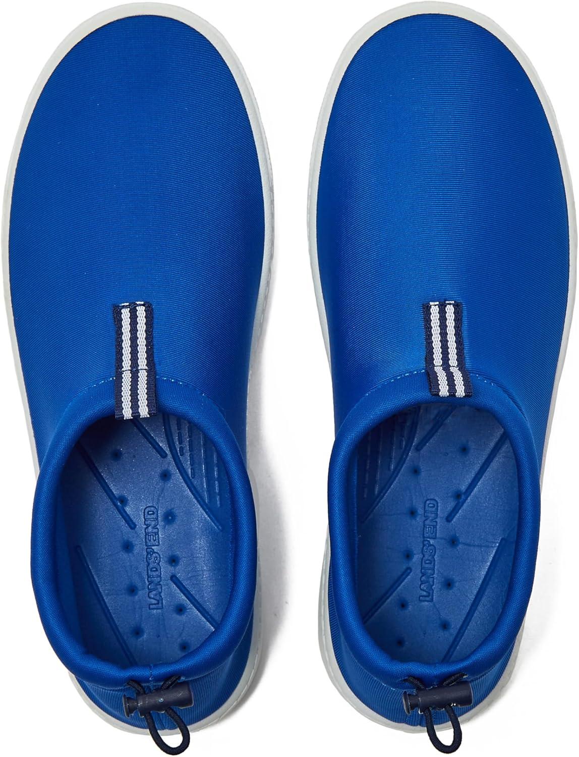 imageLands End Slip On Water Shoes for Women Quick Dry Neoprene Sport Womens Water Shoes with Drainage Holes for Beach or Pool Pink Blue or Black Swim Shoes Women Adult Size 612 Aqua SocksEvening Cobalt