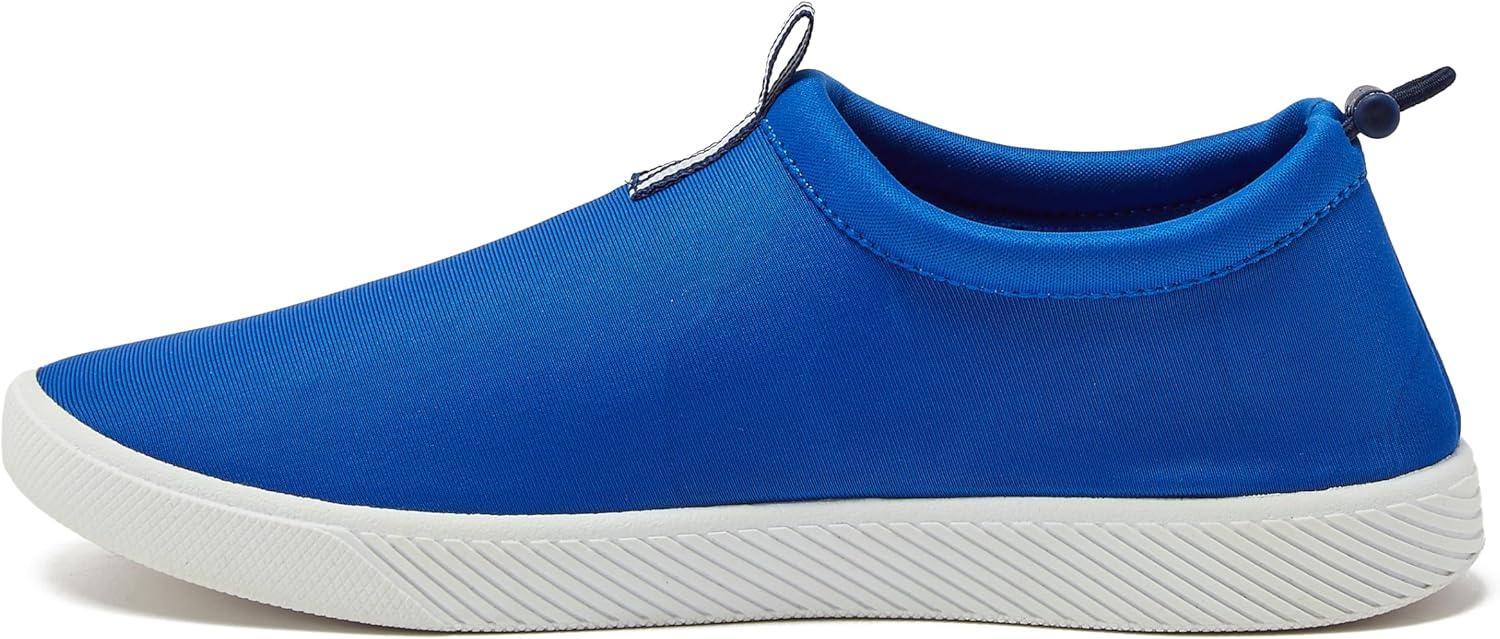 imageLands End Slip On Water Shoes for Women Quick Dry Neoprene Sport Womens Water Shoes with Drainage Holes for Beach or Pool Pink Blue or Black Swim Shoes Women Adult Size 612 Aqua SocksEvening Cobalt