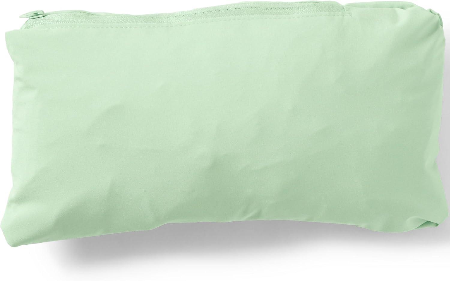 imageLands End Squall Packable Waterproof RaincoatIcy Mint Green