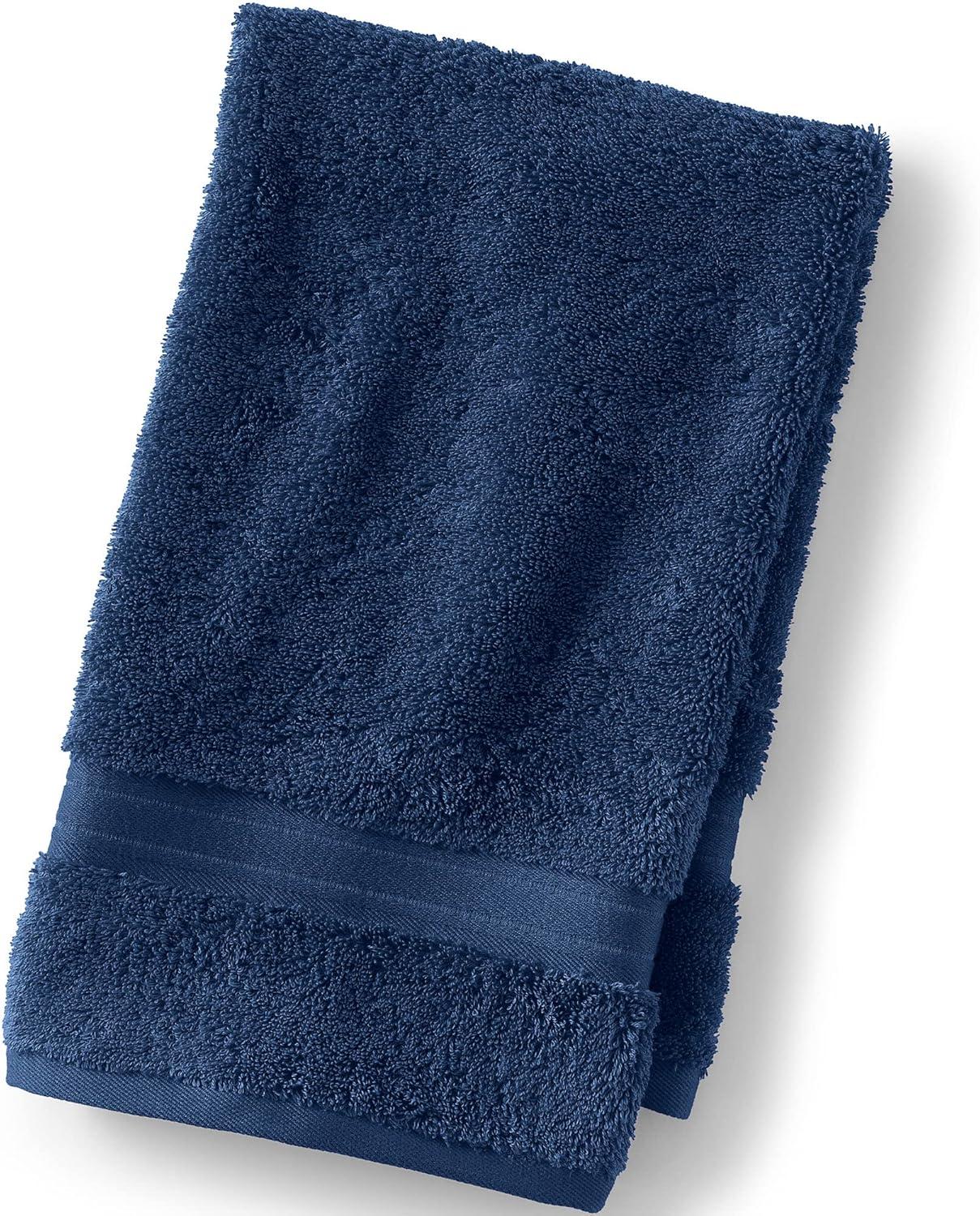 imageLands End Supima Towel Deep Sea Navy 6 Piece Towel SetDeep Sea Navy