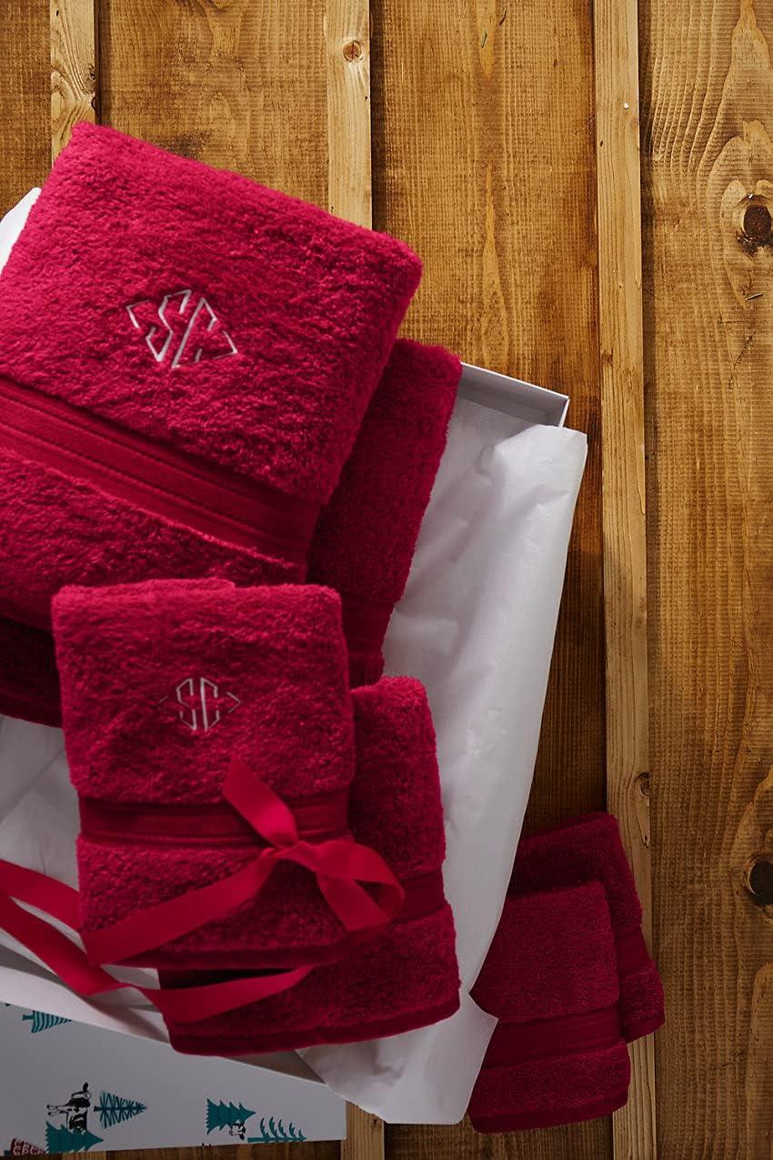 imageLands End Supima Towel Deep Sea Navy 6 Piece Towel SetIvory