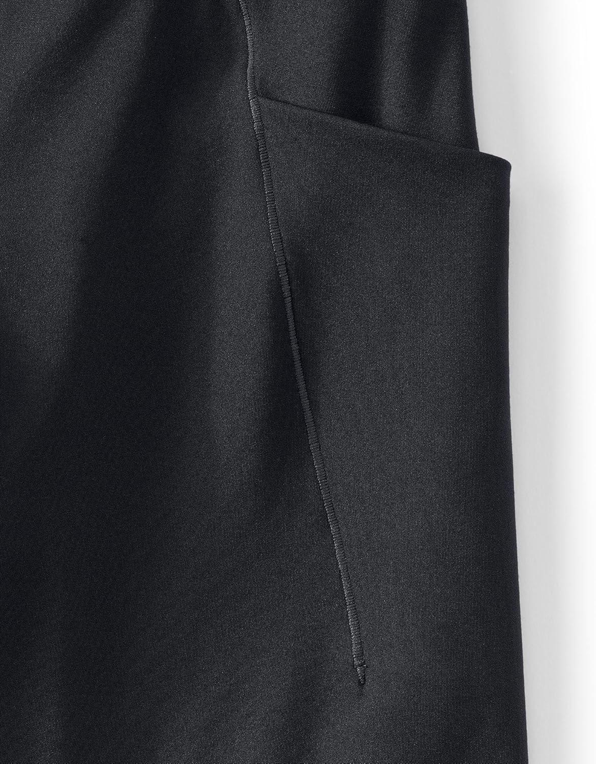 imageLands End Womens Active High Impact 7quot Pocket Bike ShortsBlack