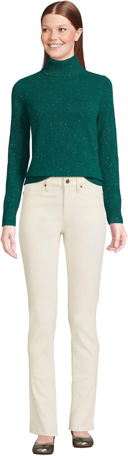 imageLands End Womens Cashmere Turtleneck SweaterBright Evergreen