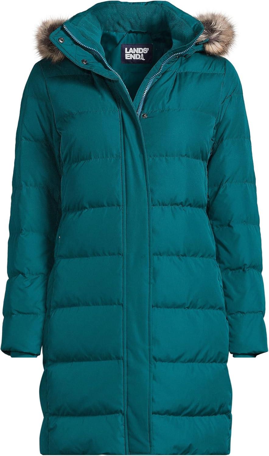 imageLands End Womens Down Winter CoatEvening Teal