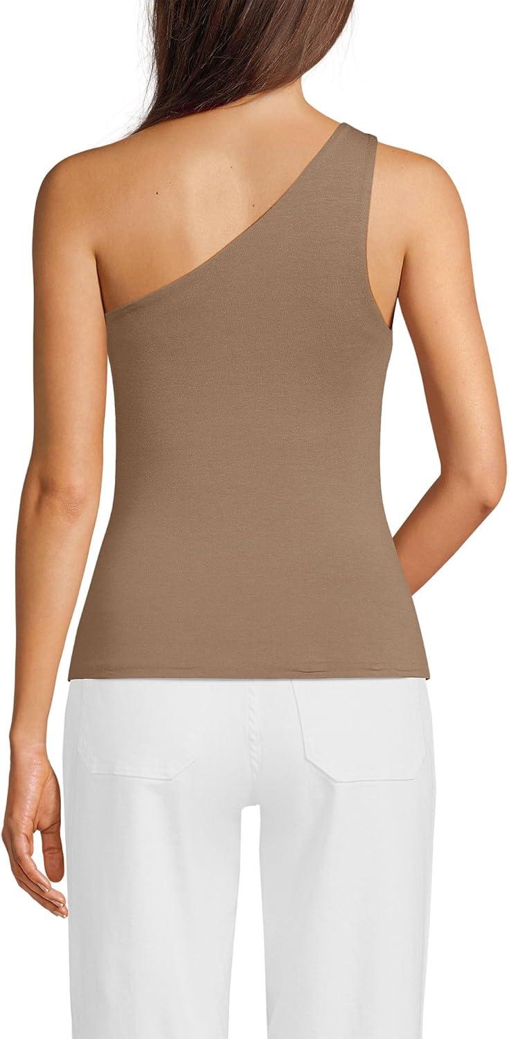 imageLands End Womens Slender One Shoulder TopHoney Beige