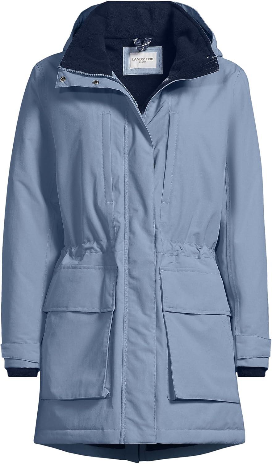 imageLands End Womens Squall Winter ParkaPale Slate Blue