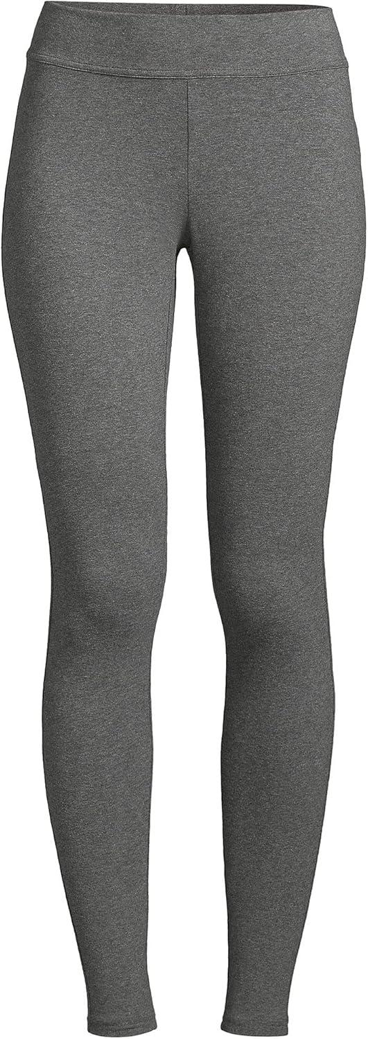 imageLands End Womens Starfish Mid Rise Knit LeggingsCharcoal Heather