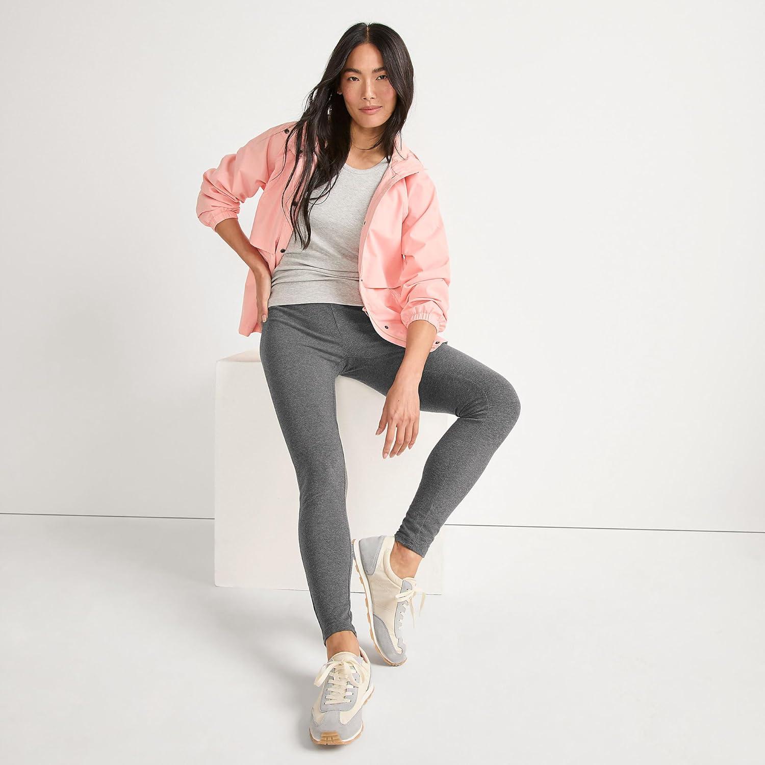 imageLands End Womens Starfish Mid Rise Knit LeggingsCharcoal Heather