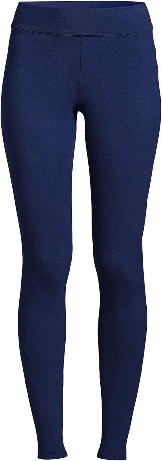 imageLands End Womens Starfish Mid Rise Knit LeggingsDeep Sea Navy
