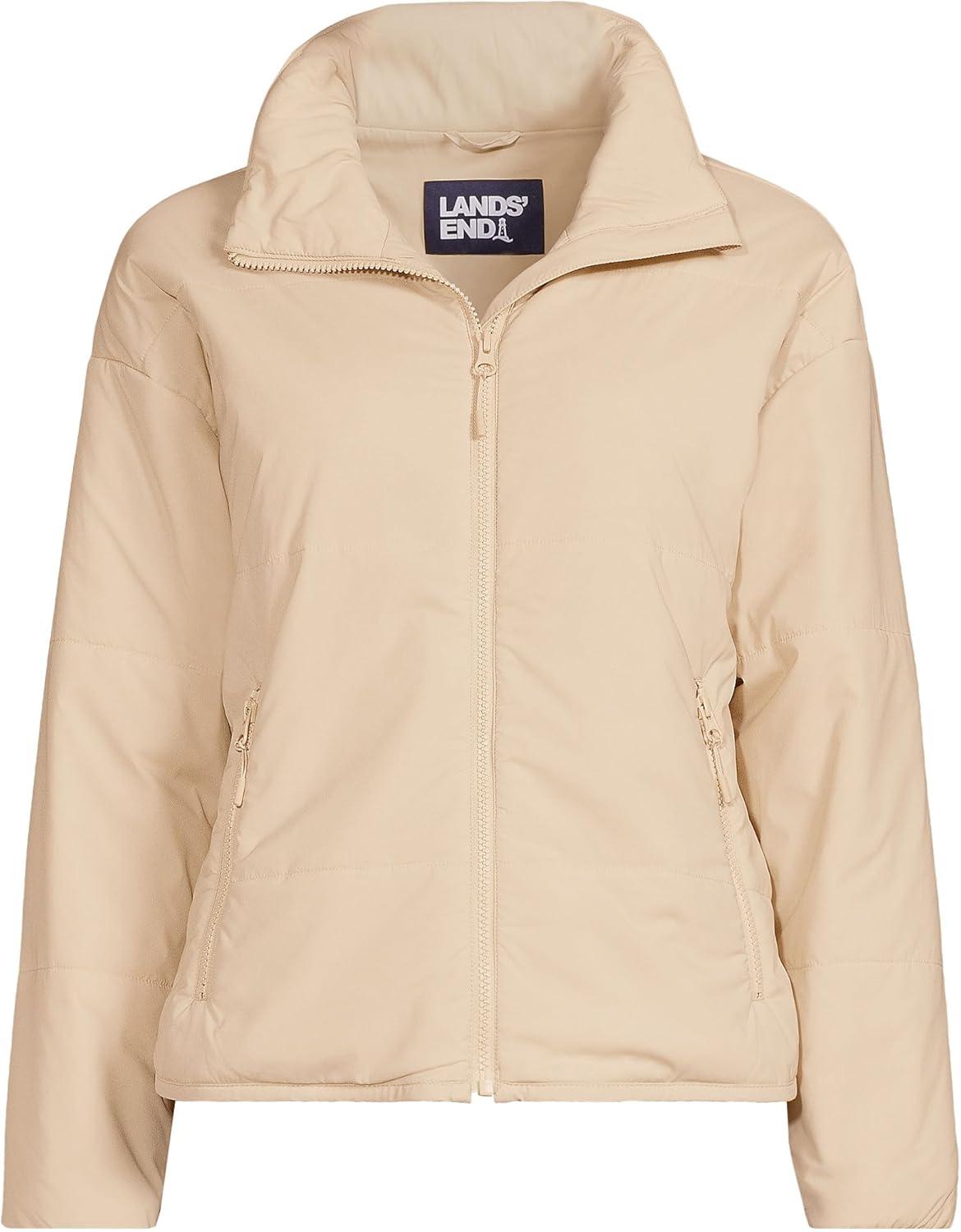 imageLands End Womens WanderFree Insulated JacketChampagne
