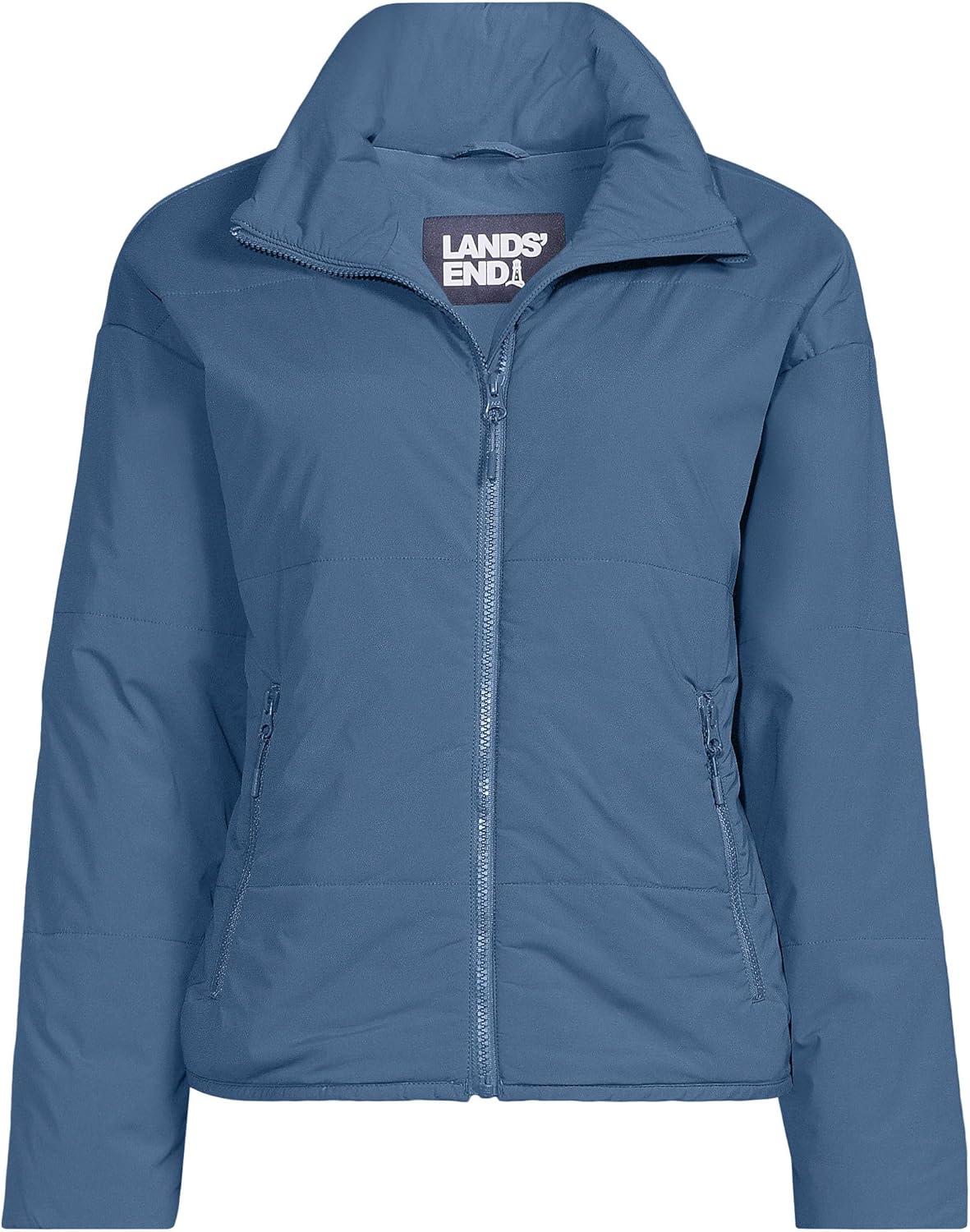 imageLands End Womens WanderFree Insulated JacketLight Indigo Blue