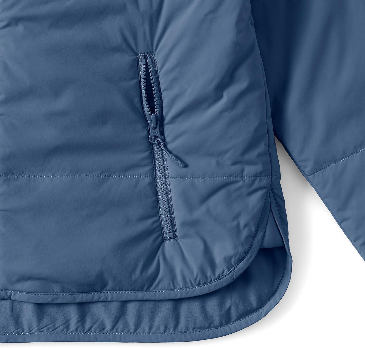 imageLands End Womens WanderFree Insulated JacketLight Indigo Blue