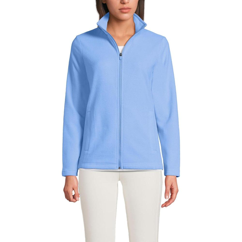 imageLands End Anyweather Fleece Full Zip JacketClear Blue Sky