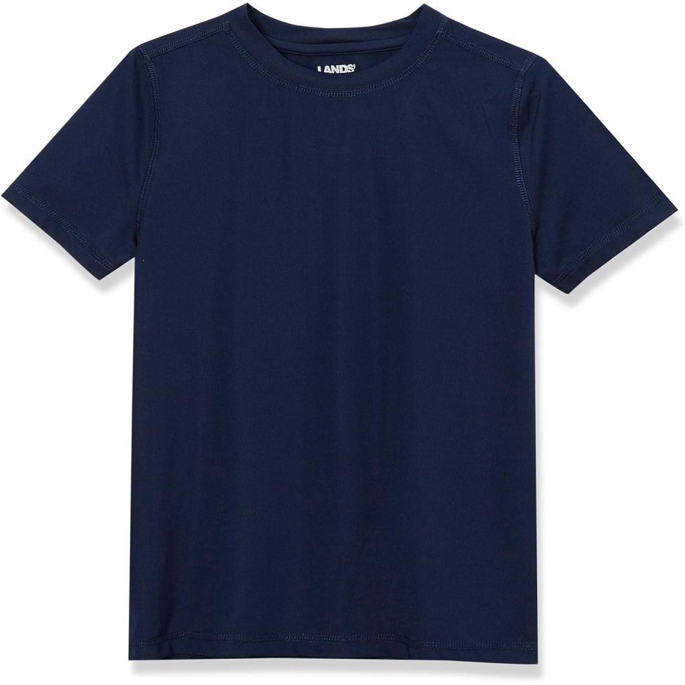 imageLands End Boys Performance Tee ShirtDeep Sea Navy
