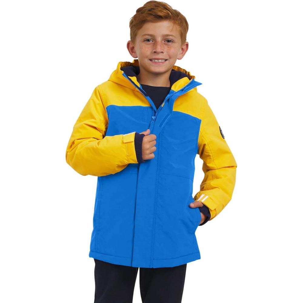 imageLands End Boys Squall Waterproof Fleece Lined Insulated JacketCobalt