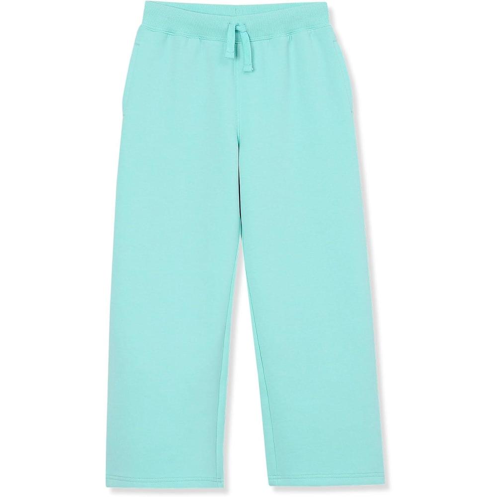 imageLands End Girls Wide Leg Knit PantsAruba Blue