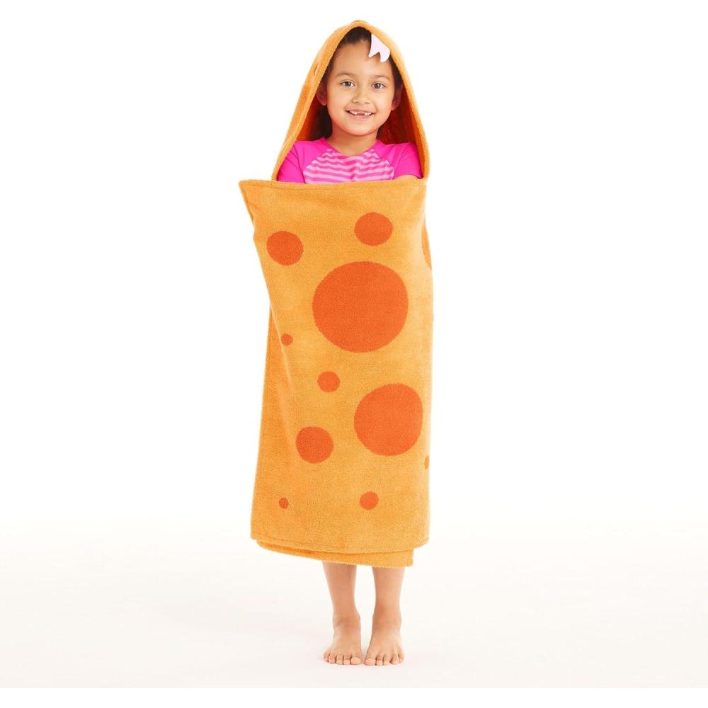 imageLands End Kid Hooded Towel Giraffe 27quot x 50quotSalamander