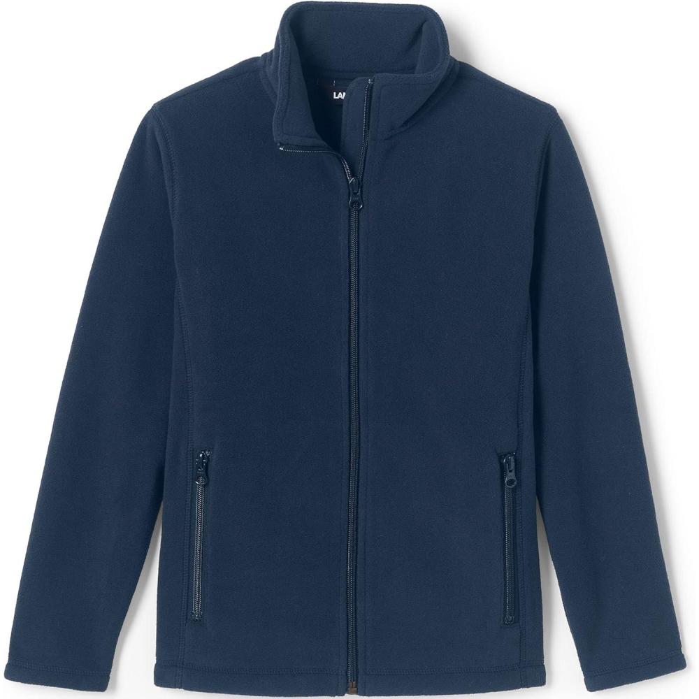 imageLands End Kids Midweight Fleece JacketClassic Navy