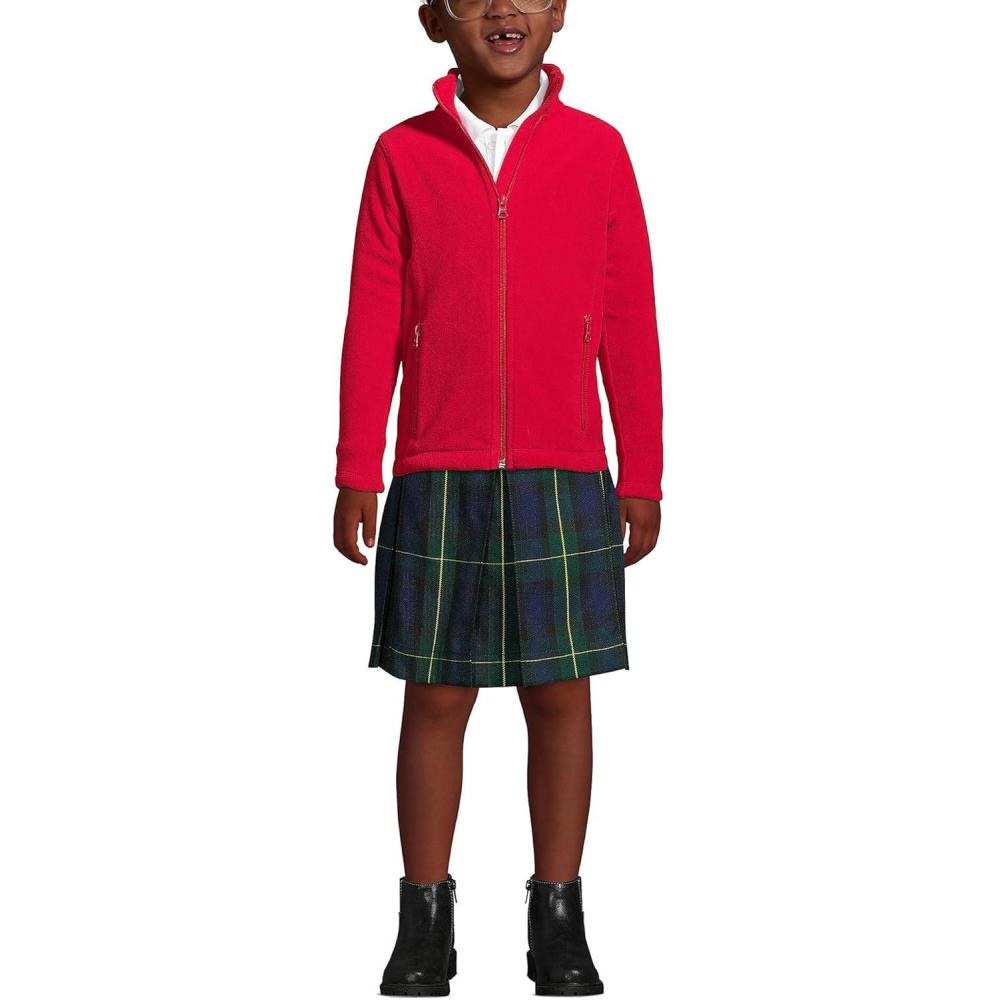 imageLands End Kids Midweight Fleece JacketRed