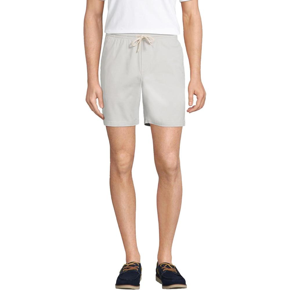 imageLands End Mens 7quot Deck ShortSoft Putty