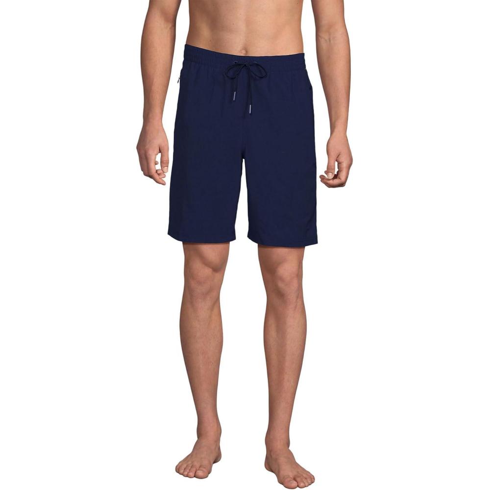 imageLands End Mens 9quot Volley Hydroliner Swim TrunksDeep Sea Navy