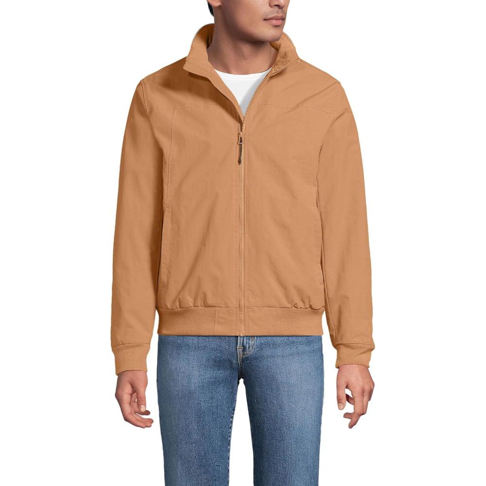 imageLands End Mens Classic Squall Waterproof Insulated JacketCanyon Camel