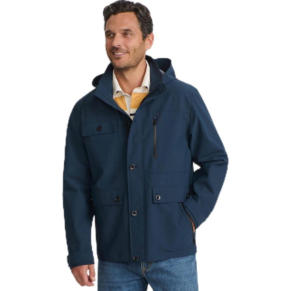 imageLands End Mens Multi Pocket Raincoat