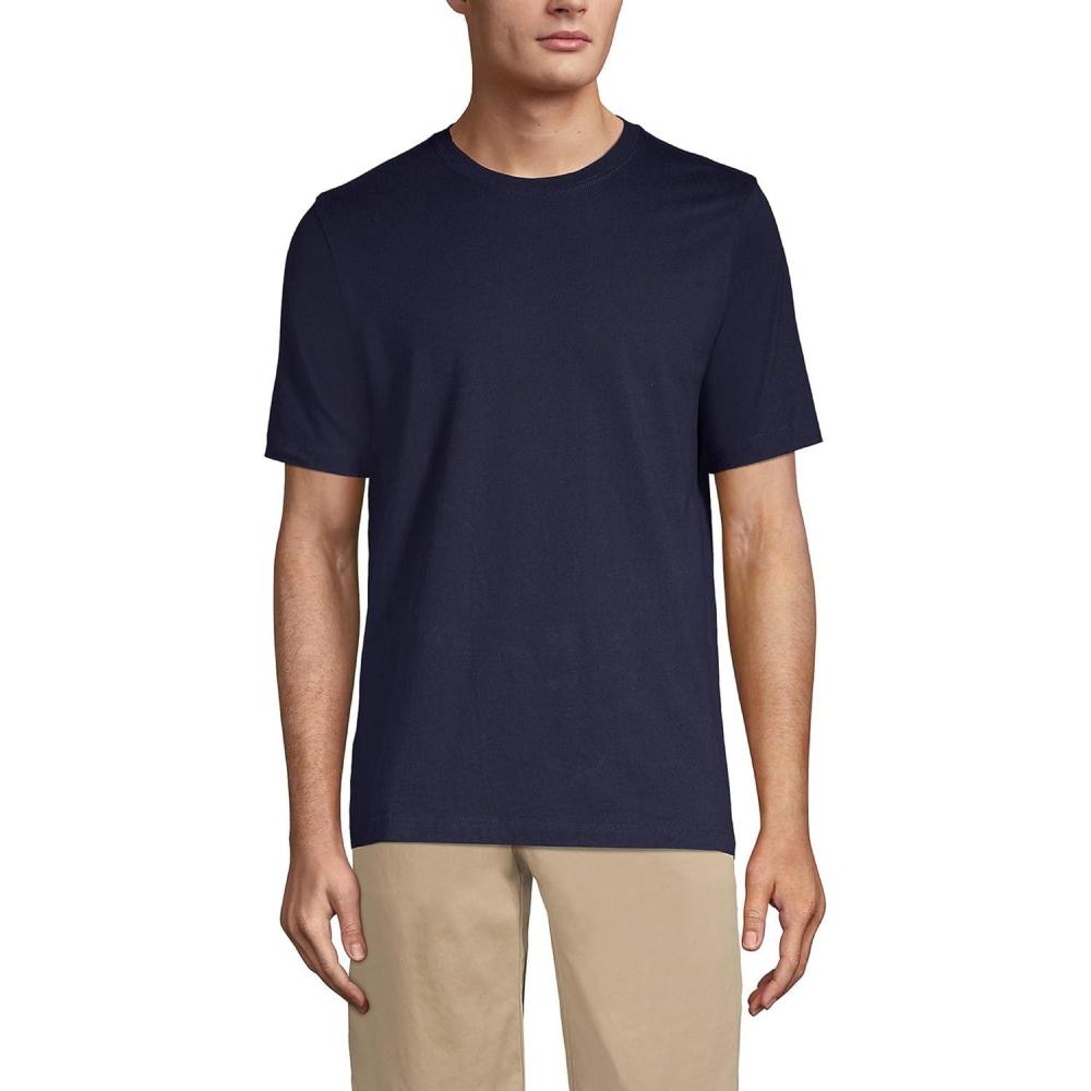 imageLands End Mens SuperT Short Sleeve TShirtRadiant Navy